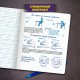 Тетради ДЭК 12 л. КОМПЛЕКТ 10 шт. ПРОПИСЬ №3' косая линия С ДОПОЛНИТЕЛЬНОЙ ГОРИЗОНТАЛЬНОЙ, со справочным материалом, ЮНЛАНДИЯ, 404859