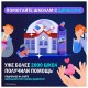 Блок туалетный подвесной твердый 2х55 г ДОМЕСТОС Сила 5 в 1 'Ледяная магнолия'