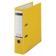 Папка-регистратор LEITZ, механизм 180°, покрытие пластик, 80 мм, желтая, 10101215