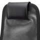 Кресло офисное МЕТТА 'SU-B-8' хром, ткань-сетка, сиденье мягкое, черное