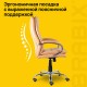 Кресло офисное BRABIX PREMIUM 'Cuba EX-542', экокожа, бежевое, 532551