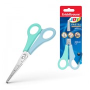 Ножницы ERICH KRAUSE 'JOY Pastel' 135 мм, цвет ассорти, в картонной упаковке с европодвесом, 56921
