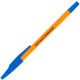 Ручка шариковая STAFF 'Basic BP-66 ORANGE', СИНЯЯ, корпус оранжевый, узел 1 мм, линия письма 0,5 мм, 144453