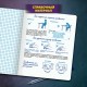 Тетрадь УЧУСЬ ПИСАТЬ №6 12 л. клетка, со справочным материалом, обложка картон, ЮНЛАНДИЯ, 404849