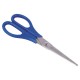 Ножницы BRAUBERG для левши 'Left hand', 170 мм, синие, 2-х сторонняя заточка, 236785