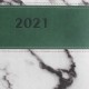 Ежедневник датированный 2021 А5 (148х218 мм) GALANT 'Athens', кожзам, зеленый, 111524