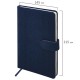 Еженедельник датированный 2026 А5 145х215 мм, BRAUBERG 'Augustus', под кожу, темно-синий, 117164