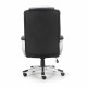 Кресло офисное BRABIX PREMIUM 'Rest EX-555', пружинный блок, экокожа, черное, 531938