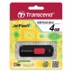 Флеш-диск 4 GB, TRANSCEND JetFlash 500, USB 2.0, черный, TS4GJF500