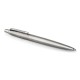 Ручка шариковая PARKER 'Jotter Core Stainless Steel CT', корпус серебристый, детали хром, синяя, 1953170