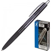 Ручка шариковая автоматическая с грипом PILOT Super Grip G, ЧЕРНАЯ, линия 0,22 мм, BPGG-8R-F B