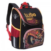 Ранец GRIZZLY школьный, с сумкой для обуви, анатомическая спинка, 'Turbo', 33x25x13 см, RAm-085-5 /1