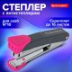 Степлер №10 металлический BRAUBERG 'UNIVERSAL GT', до 16 листов,с антистеплером, красный, 272751