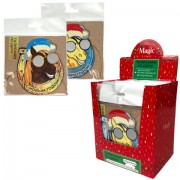 Елочное украшение 10 см, 'Новогодняя лошадка' со скретч-слоем и предсказаниями, 95241