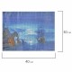 Картина стразами (алмазная мозаика), 30х40 см, ОСТРОВ СОКРОВИЩ 'Лунная ночь', без подрамника, 663856
