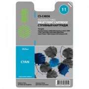 Картридж струйный CACTUS (CS-C4836A) для HP DesignJet 70/100/110/120, голубой, 29 мл