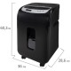 Уничтожитель (шредер) BRAUBERG PROFESSIONAL OF-1830x, HeavyDuty, CD, карты, 4 уровень секретности, 4х38 мм, 18 листов, 30 литров, 533140