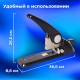 Степлер МОЩНЫЙ №24/6-23/24 BRAUBERG 'Heavy duty GT', до 200 листов, черный, 220940
