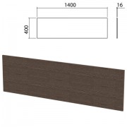 Экран-перегородка 'Канц' 1400х16х400 мм, БЕЗ ФУРНИТУРЫ (код 640237), цвет венге, ЭК12.16