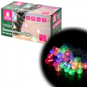 Электрогирлянда-нить комнатная 'Bubble ball', 3 м, 30 LED, мультицветная, 220 V, контроллер, ЗОЛОТАЯ СКАЗКА, 591363