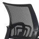 Кресло BRABIX 'Fly MG-396', с подлокотниками, сетка, черное, 532083