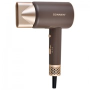 Фен для волос SONNEN HD-2285, 2200 Вт, турмалиновая ионизация, 3 режима, холодный обдув, 454697