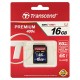 Карта памяти SDHC, 16 GB, TRANSCEND Premium 400x, UHS-I U1, 60 Мб/сек. (class 10), TS16GSDU1