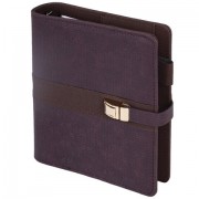 Ежедневник-органайзер недатированный В6 150х190 мм BRAUBERG 'Orion', под кожу, 160 л., коричневый, 116210