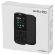 Телефон мобильный NOKIA 105 TA-1174, 2 SIM, 1,77', черный, 16KIGB01A01
