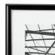 Рамка 21х30 см небьющаяся, багет 14,6 мм, пластик, BRAUBERG 'Original Line', черная/серебро, 391234