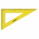 Набор чертежный средний ЮНЛАНДИЯ 'Color', (линейка 20 см, 2 треугольника, транспортир), 210755