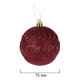 Шары елочные НАБОР 54 предмета 'Burgundy Style', пластик, бордо, ЗОЛОТАЯ СКАЗКА, 592591