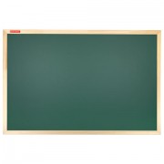 Доска для мела магнитная 60х90 см, зеленая, деревянная рамка, BRAUBERG 'Wood', 238800