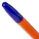 Ручки шариковые BRAUBERG 'X-333 ORANGE', НАБОР 8 ШТУК, СИНИЕ, узел 0,7 мм, линия письма 0,35 мм, 144528