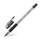 Ручка шариковая BRAUBERG 'BP-GT', ЧЕРНАЯ, корпус прозрачный, стандартный узел 0,7 мм, линия письма 0,35 мм, 144006