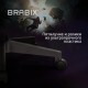 Кресло компьютерное BRABIX 'Striker GM-121', синхромеханизм, 2 подушки, экокожа/велюр, черное, 532962