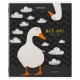 Тетрадь А5, 48 л., BRAUBERG, скоба, клетка, TWIN-лак, 'КУРЛЫК И ВСЕ ВСЕ ВСЕ', (микс в ПУ), 405338