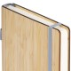 Ежедневник недатированный, А5, 145х213 мм, BRAUBERG 'Bamboo', резинка-фиксатор, держатель для ручки, 160 л., бамбук, 117137