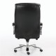 Кресло офисное BRABIX PREMIUM 'Direct EX-580', хром, рециклированная кожа, черное, 531824