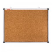 Доска пробковая для объявлений 45х60 см, алюминиевая рамка, BRAUBERG Extra, 238307