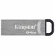 Флеш-диск 64 GB KINGSTON DataTraveler Kyson, разъем USB 3.2, серебряный, DTKN/64GB