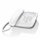 Телефон Gigaset DA510, память 20 номеров, спикерфон, тональный/импульсный режим, повтор, белый, S30054S6530S302
