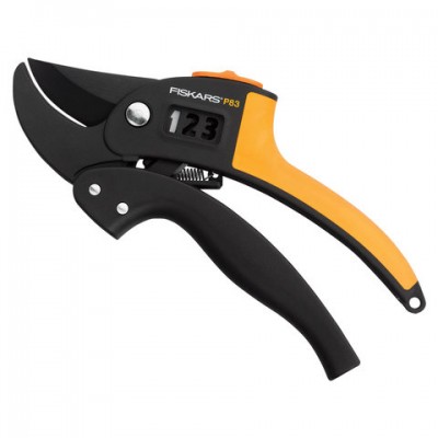 Секатор контактный FISKARS PowerStep P83, храповый механизм, длина 190 мм, 1000575