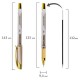 Ручка шариковая масляная с грипом BRAUBERG 'Delta Plus Gold', СИНЯЯ, пишущий узел 0,7 мм, линия письма 0,35 мм, 144256
