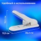 Степлер МОЩНЫЙ №24/6-23/15 BRAUBERG 'Heavy duty PRO', до 100 листов, эргономичный, серо-синий, 227661