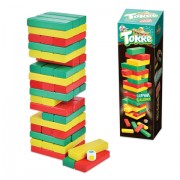 Игра настольная Башня 'Торре', окрашенные деревянные блоки, 'Десятое королевство', 01698