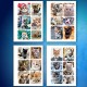 Стикербук ПРОСТО НАКЛЕЙ А6, 16 листов, 96 цветных стикеров, на гребне, BRAUBERG, 'Коты мемы', 666050
