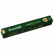 Чай в капсулах GREENFIELD 'Garnet Oolong', зеленый, гранат-василек, 10 шт. х 2,5 г, 1363-10