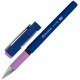 Ручка шариковая с грипом BRAUBERG 'VIVID PASTEL', СИНЯЯ, SOFT TOUCH покрытие, узел 0,7 мм, линия письма 0,35 мм, 144399