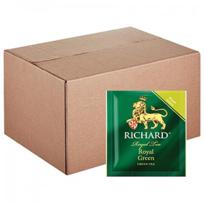 Чай RICHARD 'Royal Green', зеленый, 200 пакетиков в конвертах по 2 г, 100183